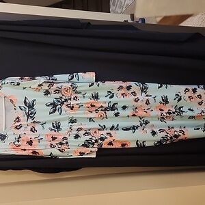 Long Sleeve Maxi Floral Dress